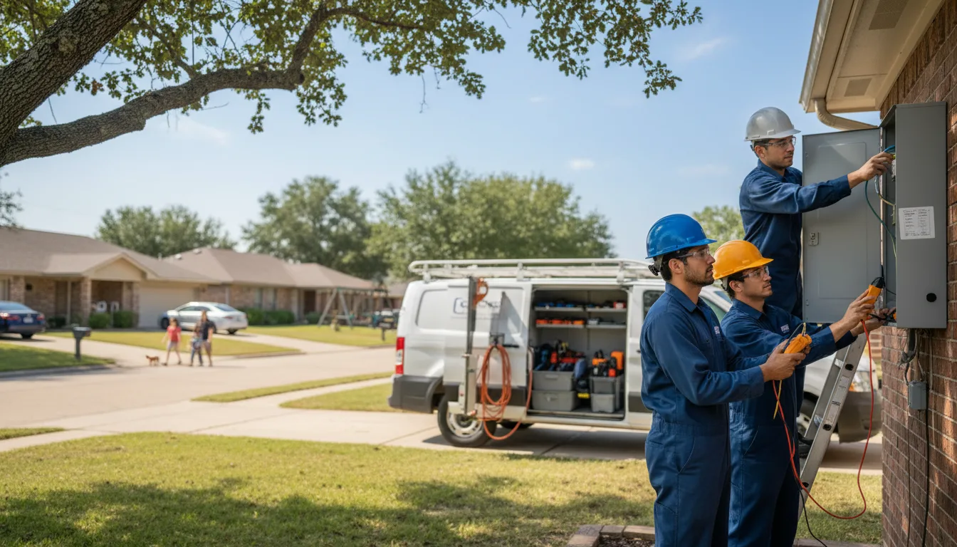 Certified electrician providing emergency electrical services in Arkdale, WI
